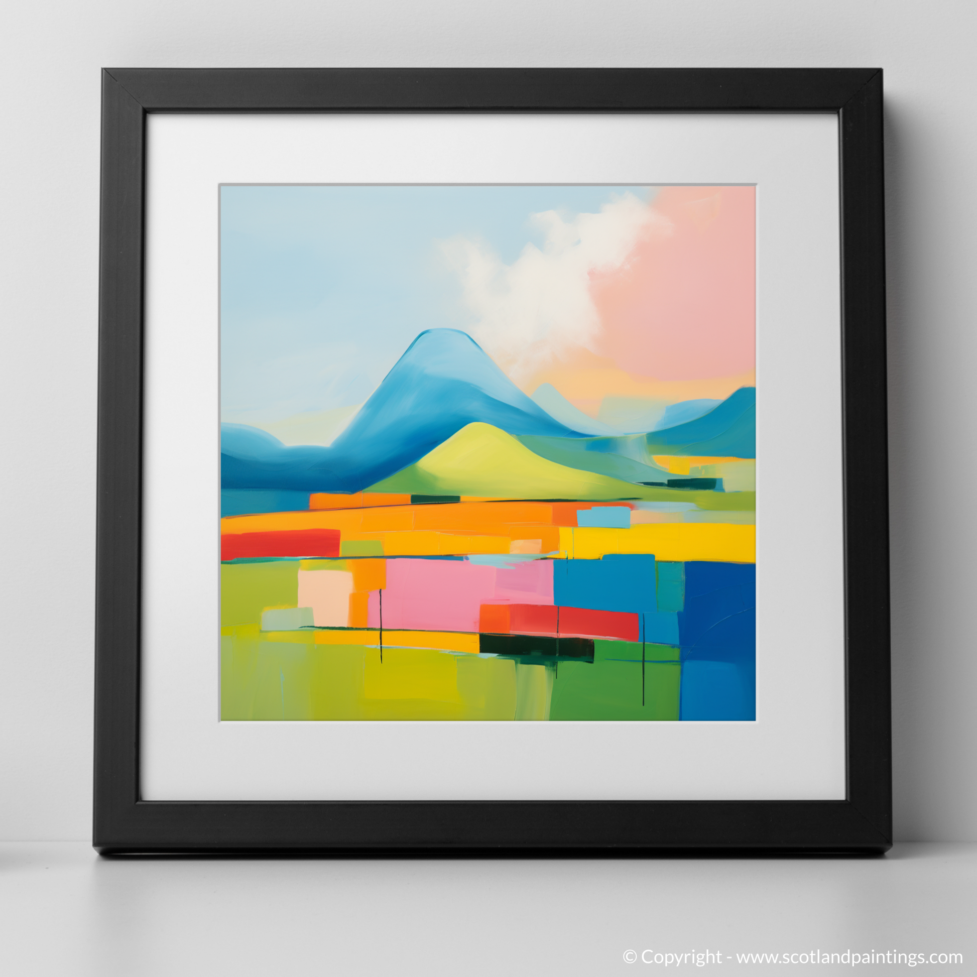 Art Print of Cruach Àrdrain with a black frame