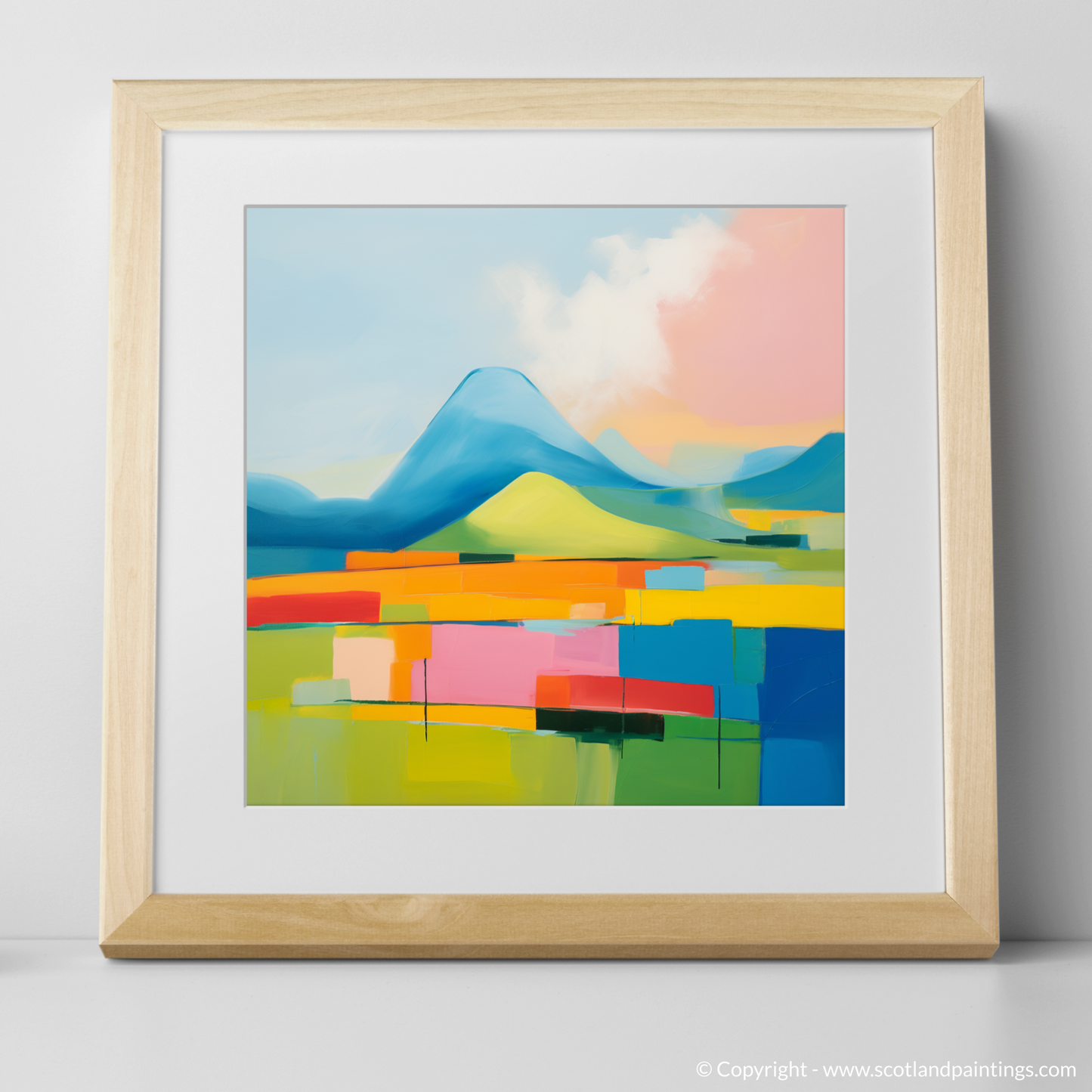 Art Print of Cruach Àrdrain with a natural frame