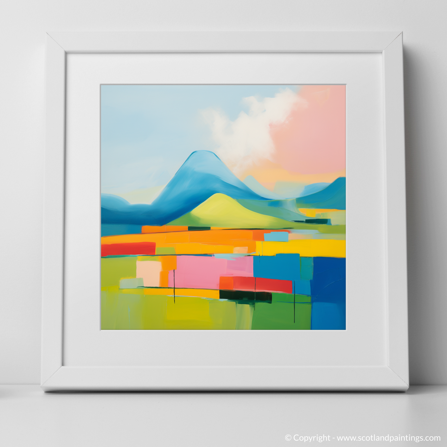 Art Print of Cruach Àrdrain with a white frame