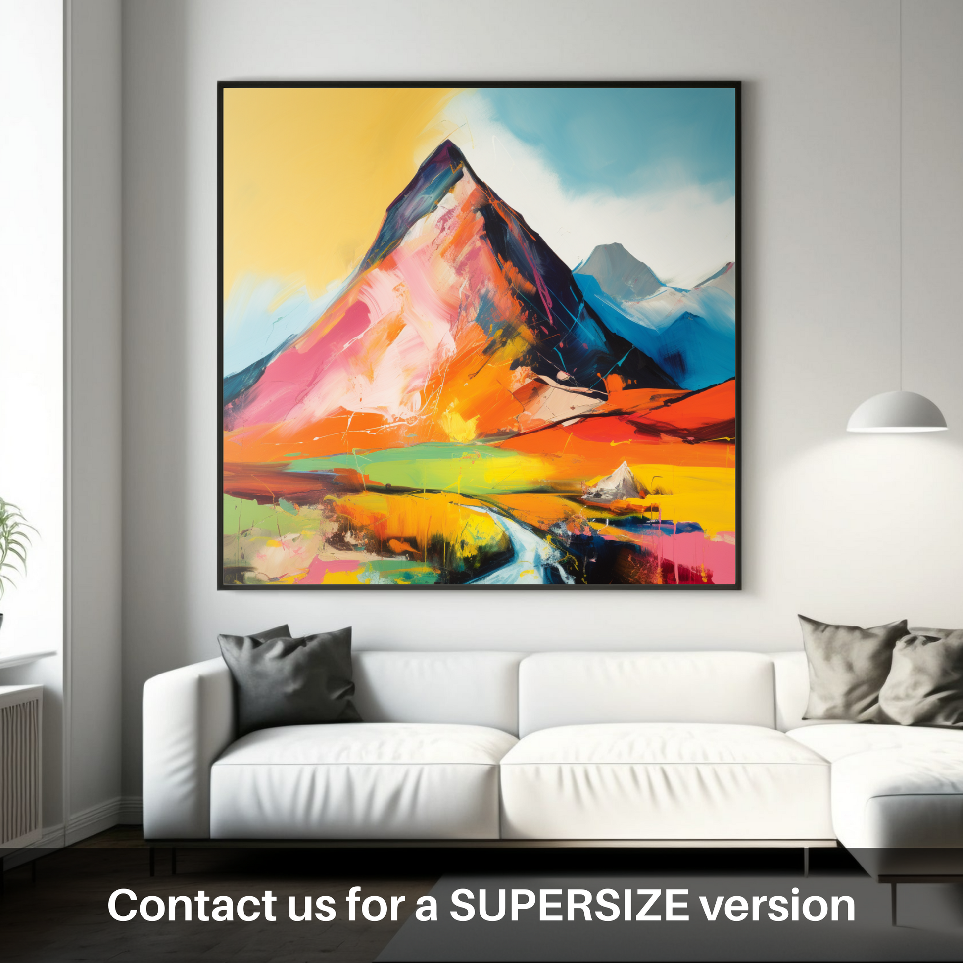 Huge supersize print of Stob Dearg (Buachaille Etive Mòr)