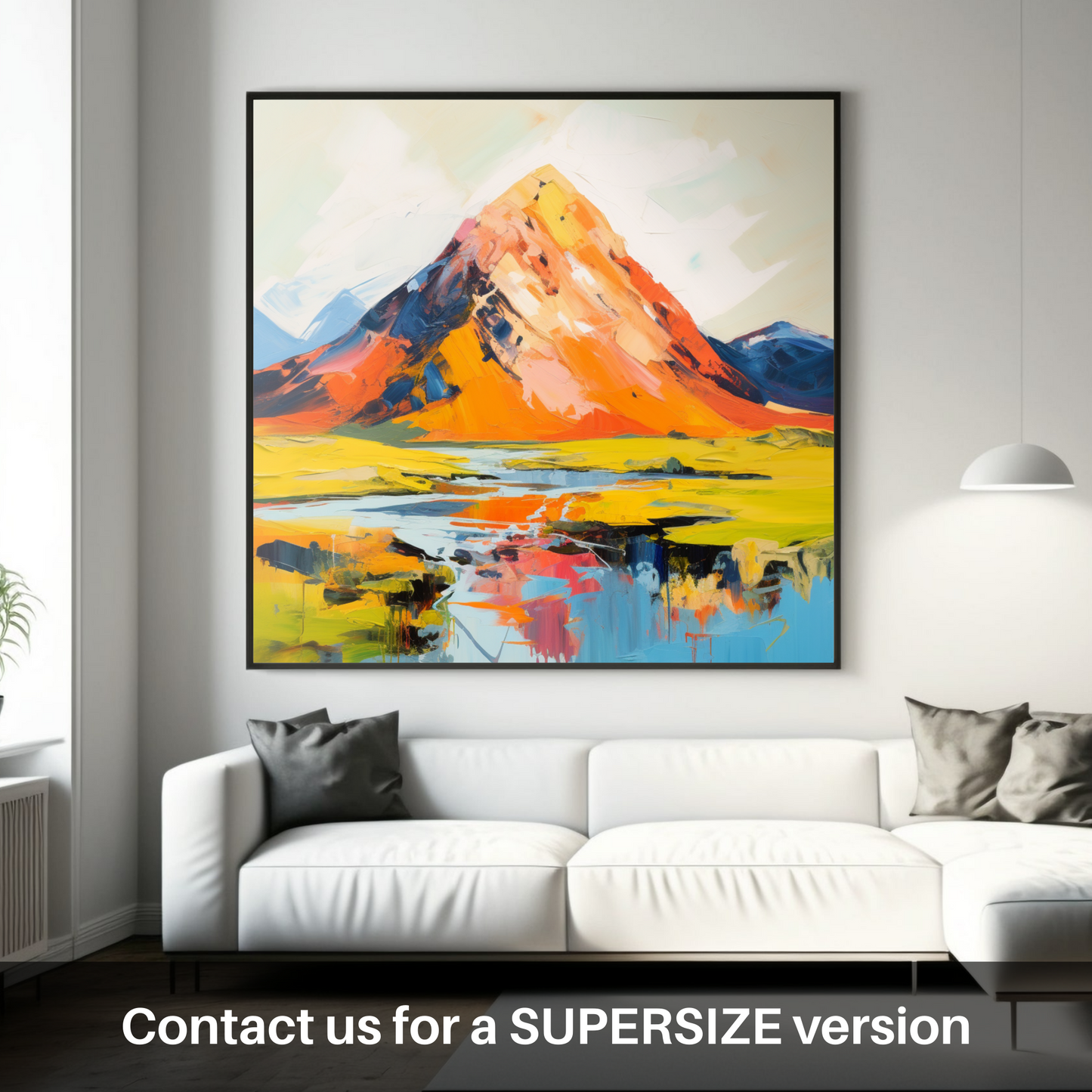 Huge supersize print of Stob Dearg (Buachaille Etive Mòr)