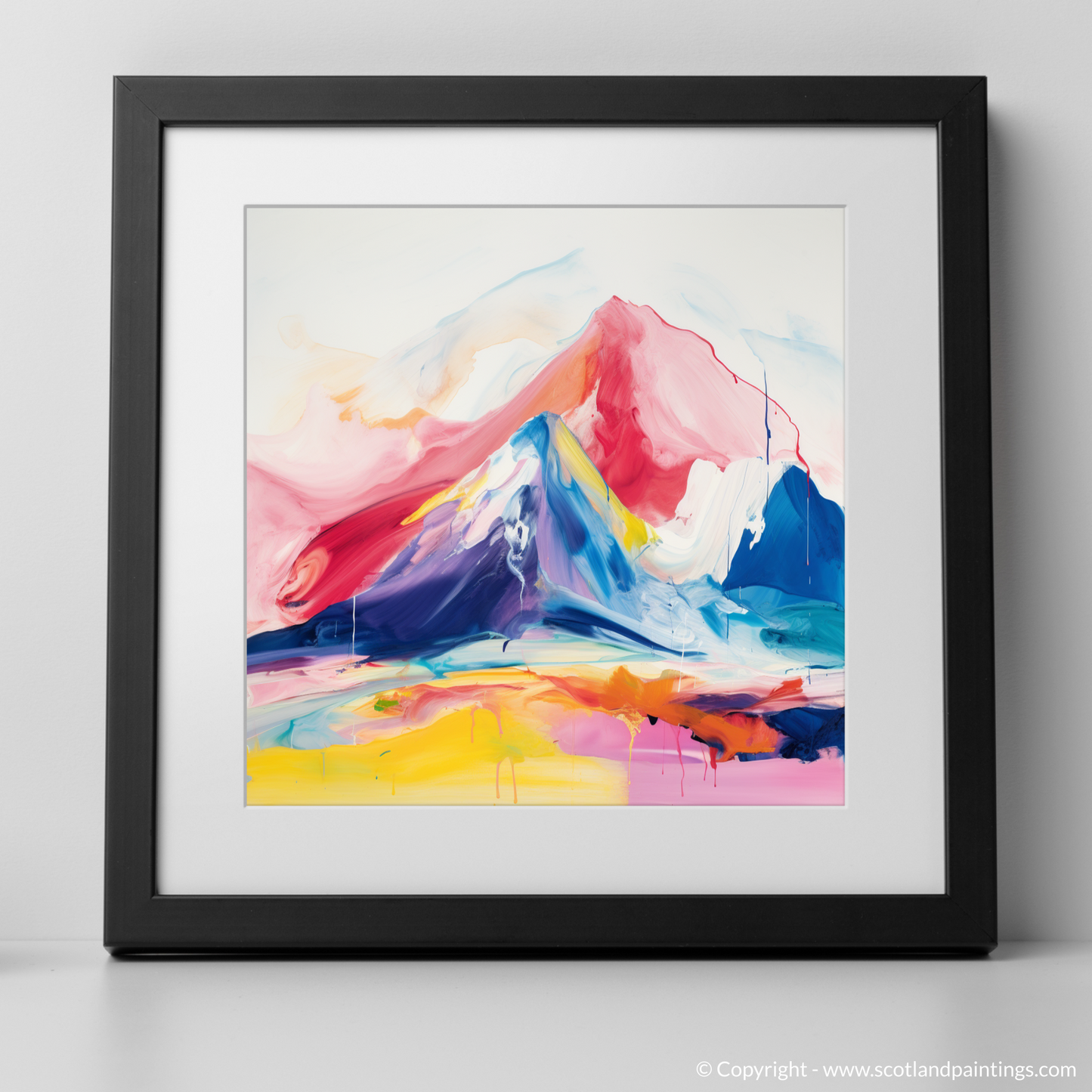 Art Print of Ben More with a black frame