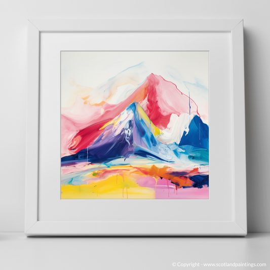 Art Print of Ben More with a white frame