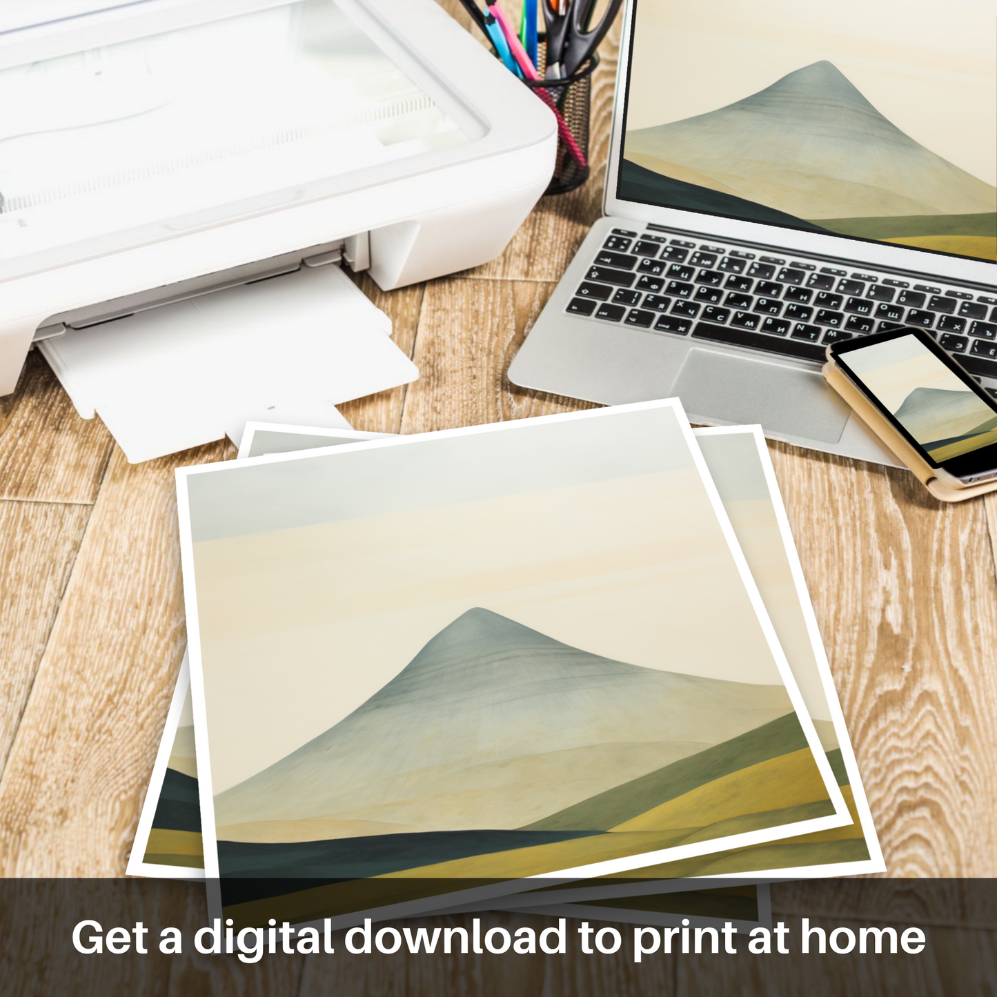Downloadable and printable picture of Meall Garbh (Càrn Mairg)