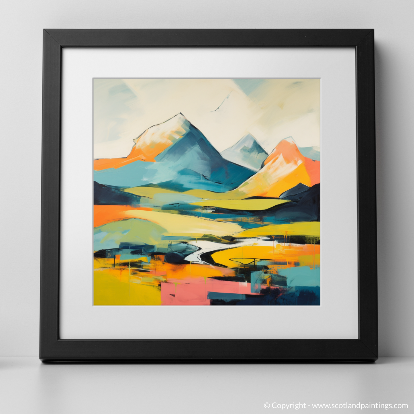 Art Print of Beinn Ìme with a black frame