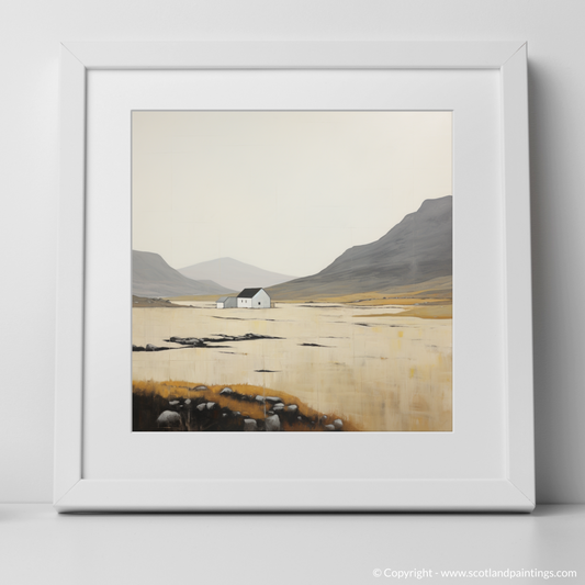 Painting and Art Print of The Cairnwell. Abstract Cairnwell: Geometric Solitude in the Scottish Munros.