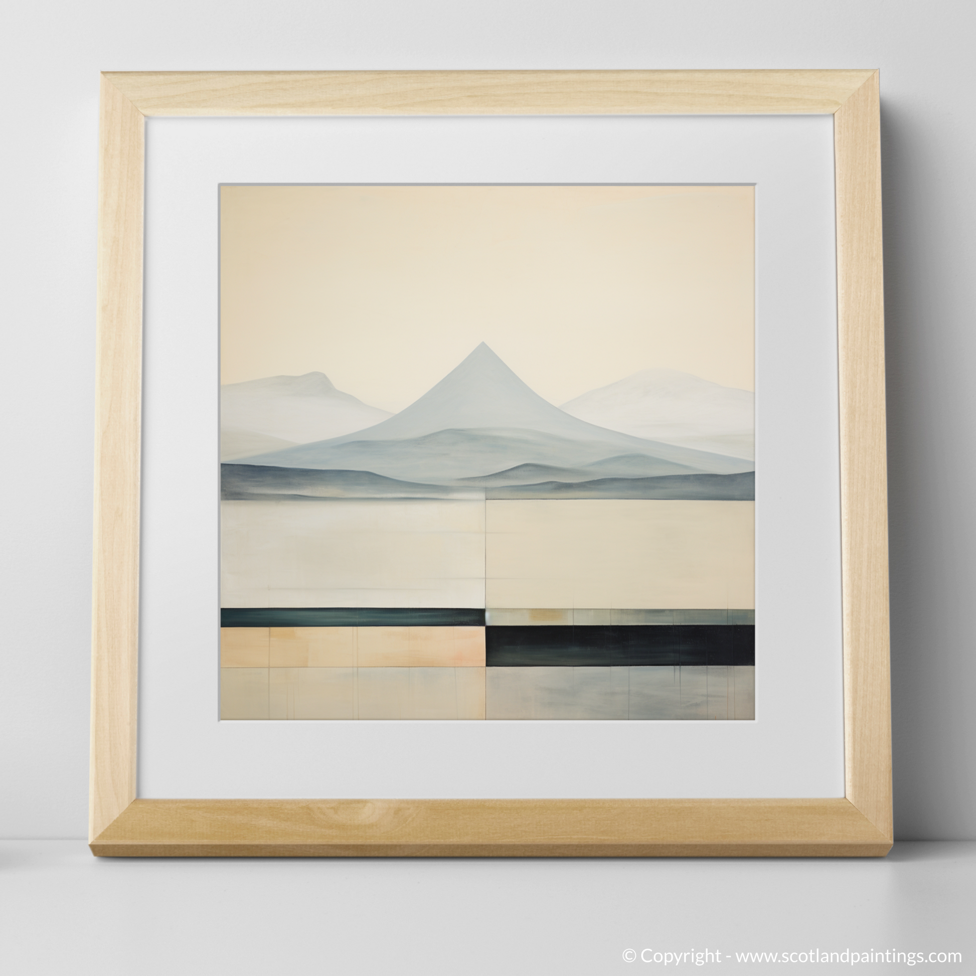 Art Print of Ben Lui with a natural frame