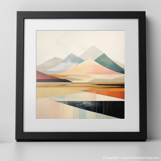 Art Print of Ben Lawers with a black frame