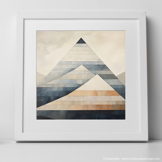 Art Print of Beinn Dòrain with a white frame