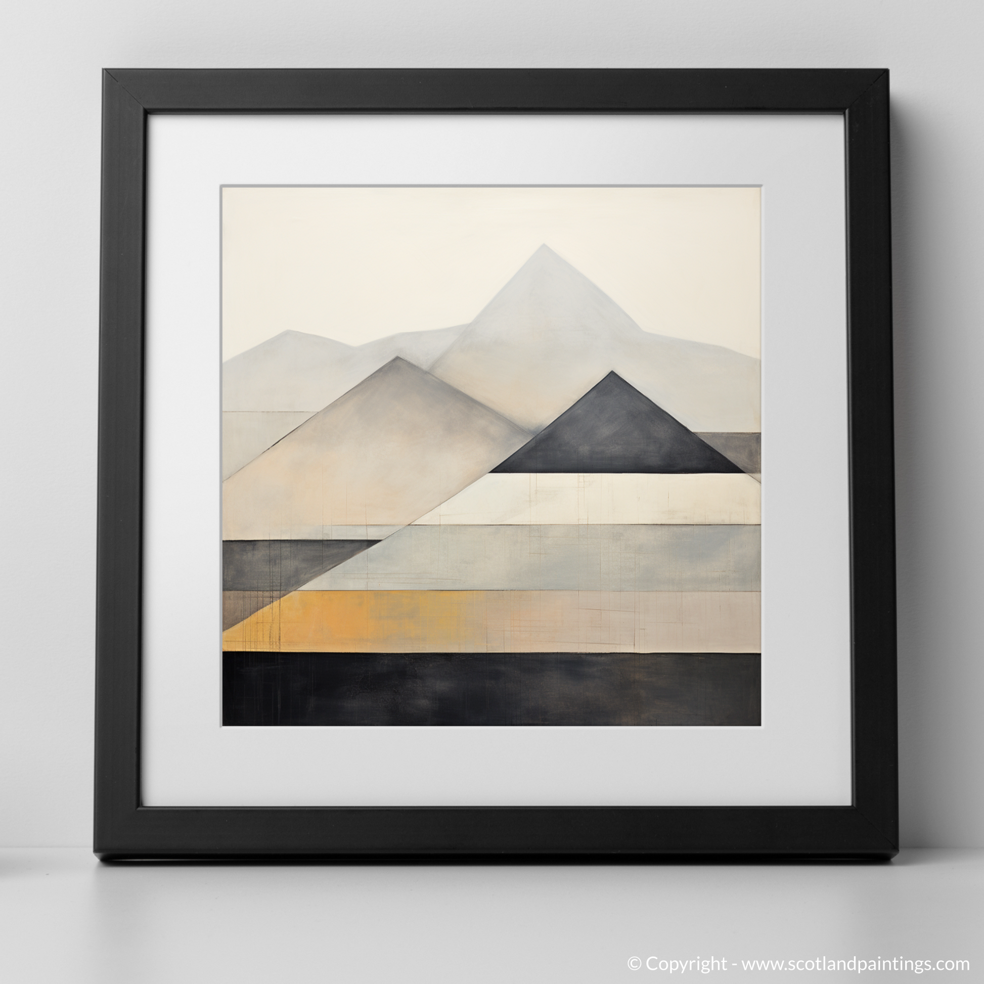 Art Print of Beinn Dòrain with a black frame