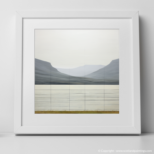 Art Print of The Cairnwell with a white frame