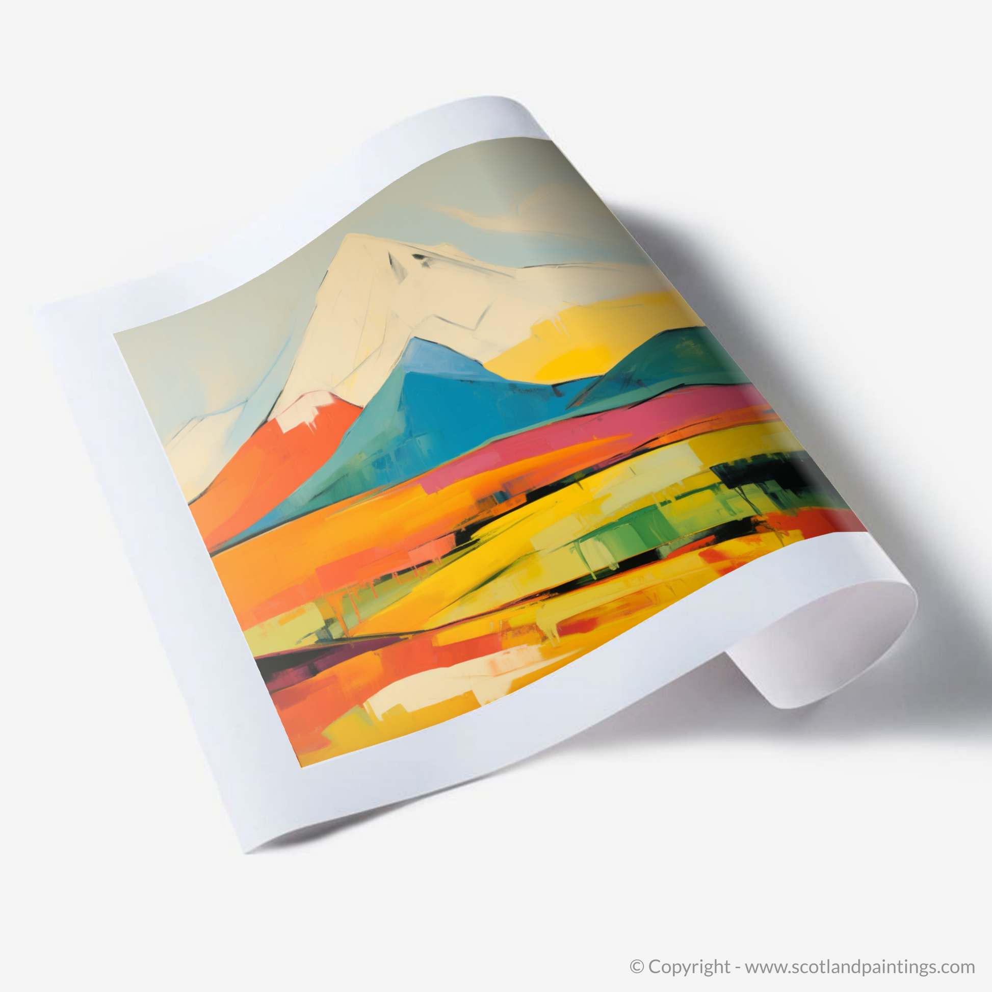 Art Print of Meall Garbh (Càrn Mairg)