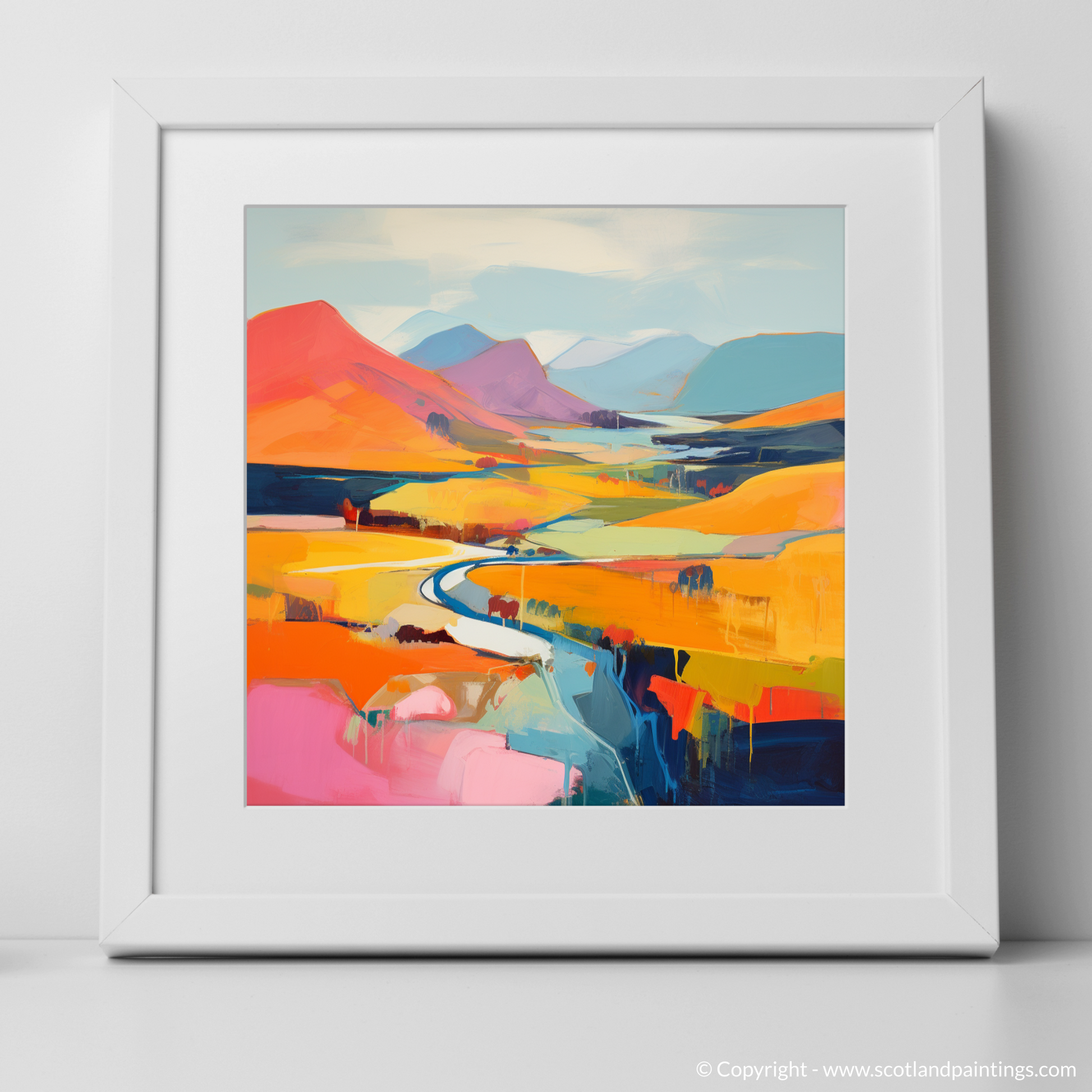 Art Print of Cruach Àrdrain with a white frame