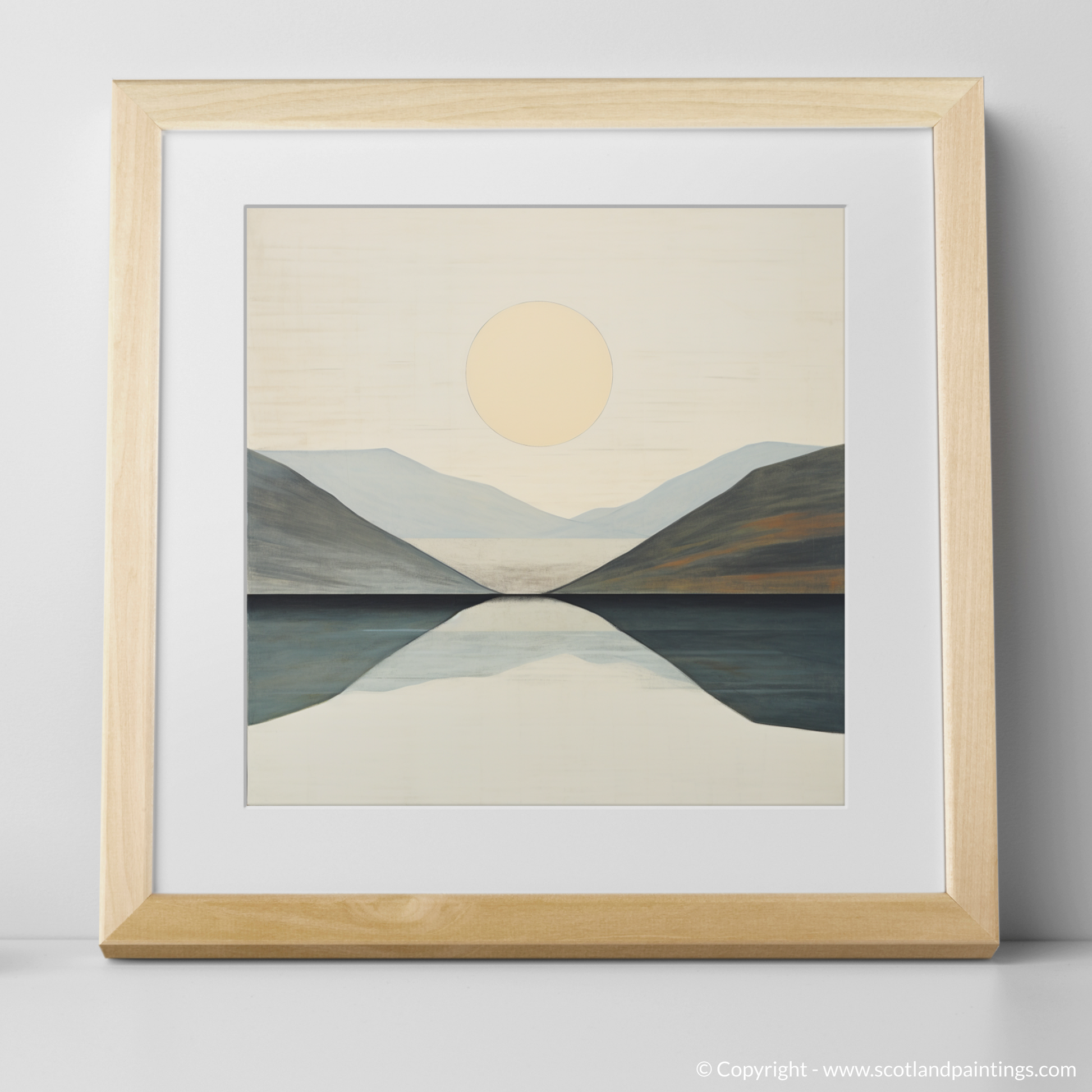 Art Print of Ben Vorlich (Loch Earn) with a natural frame