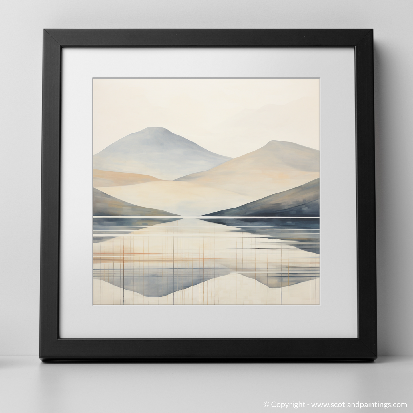 Art Print of Ben Vorlich (Loch Earn) with a black frame