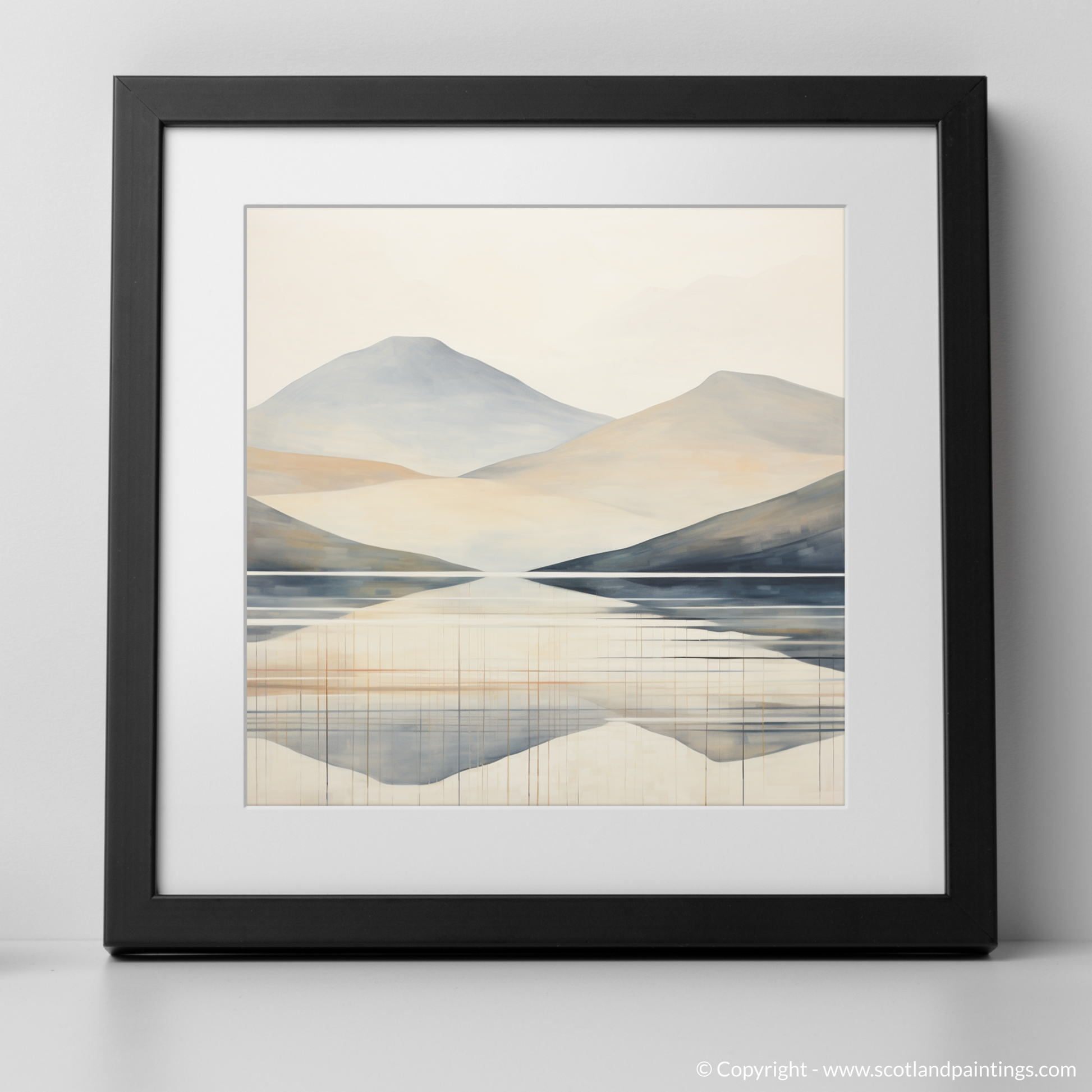 Art Print of Ben Vorlich (Loch Earn) with a black frame