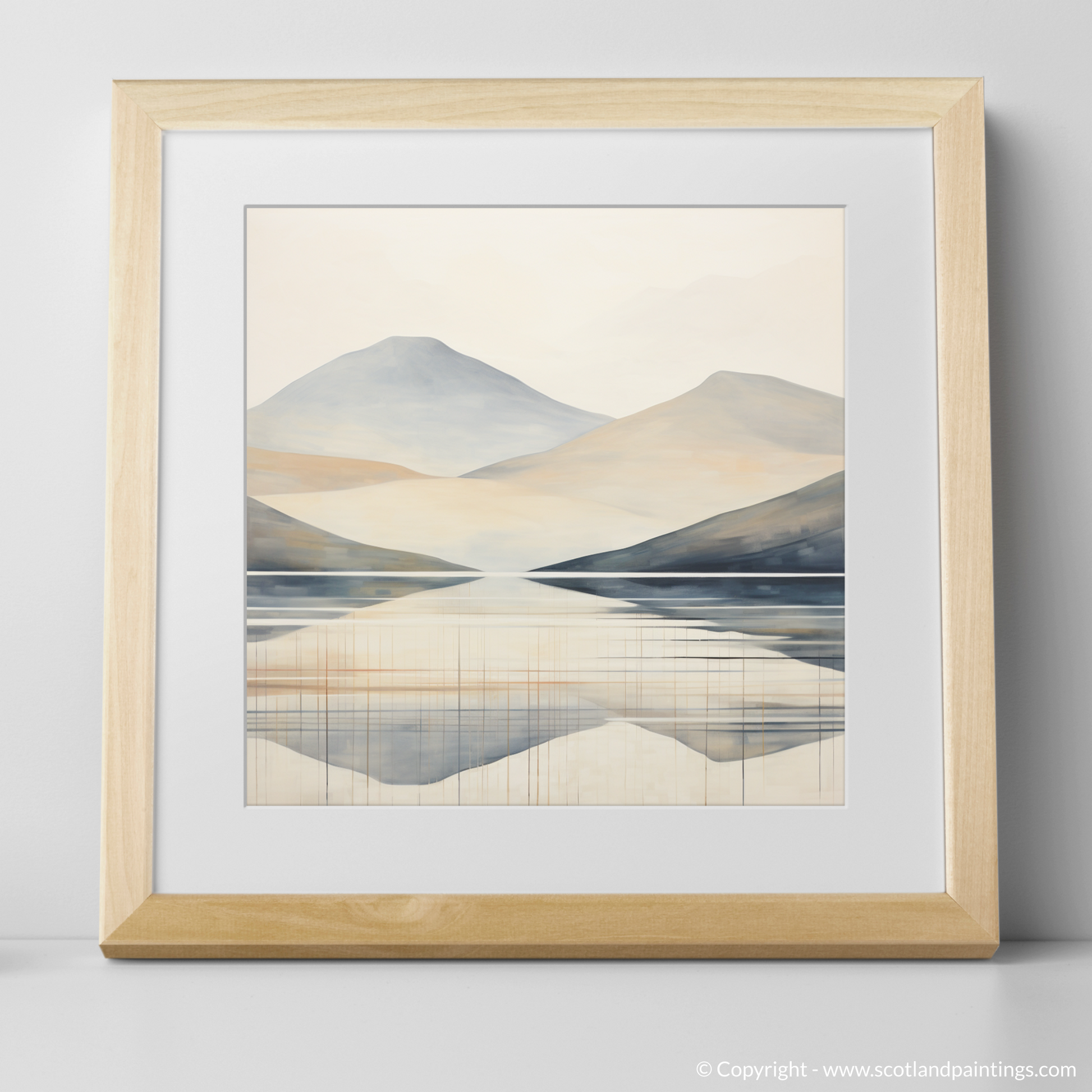 Art Print of Ben Vorlich (Loch Earn) with a natural frame