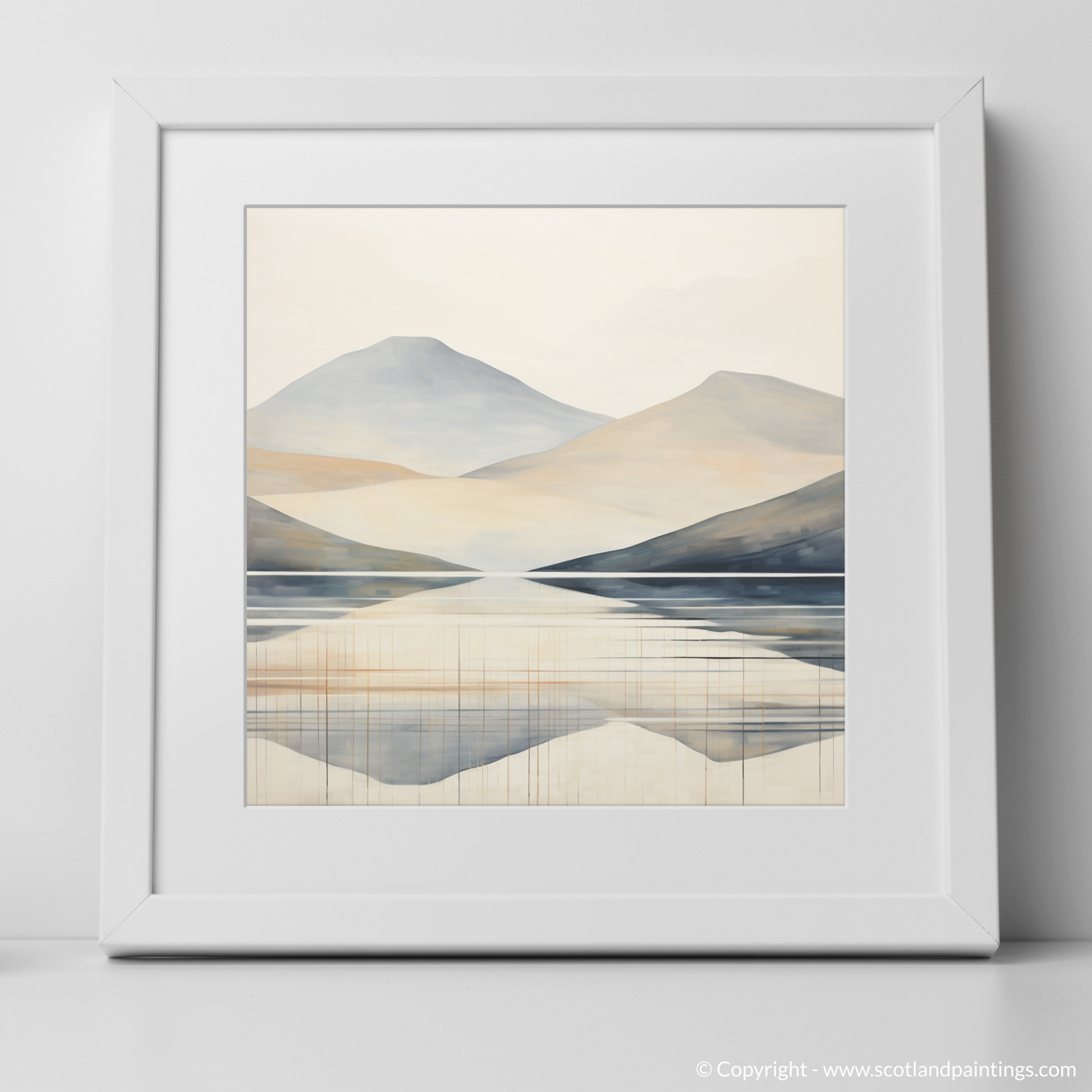 Art Print of Ben Vorlich (Loch Earn) with a white frame