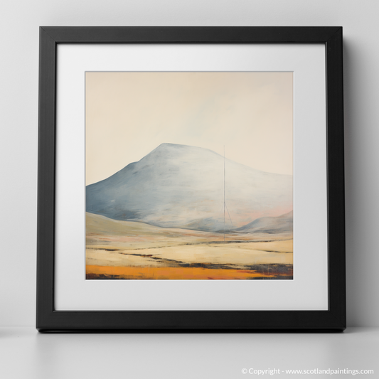 Art Print of The Cairnwell with a black frame