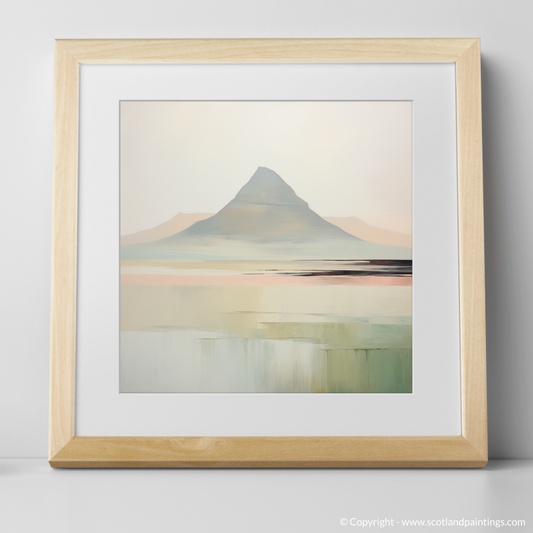 Art Print of Càrn an t-Sagairt Mòr with a natural frame