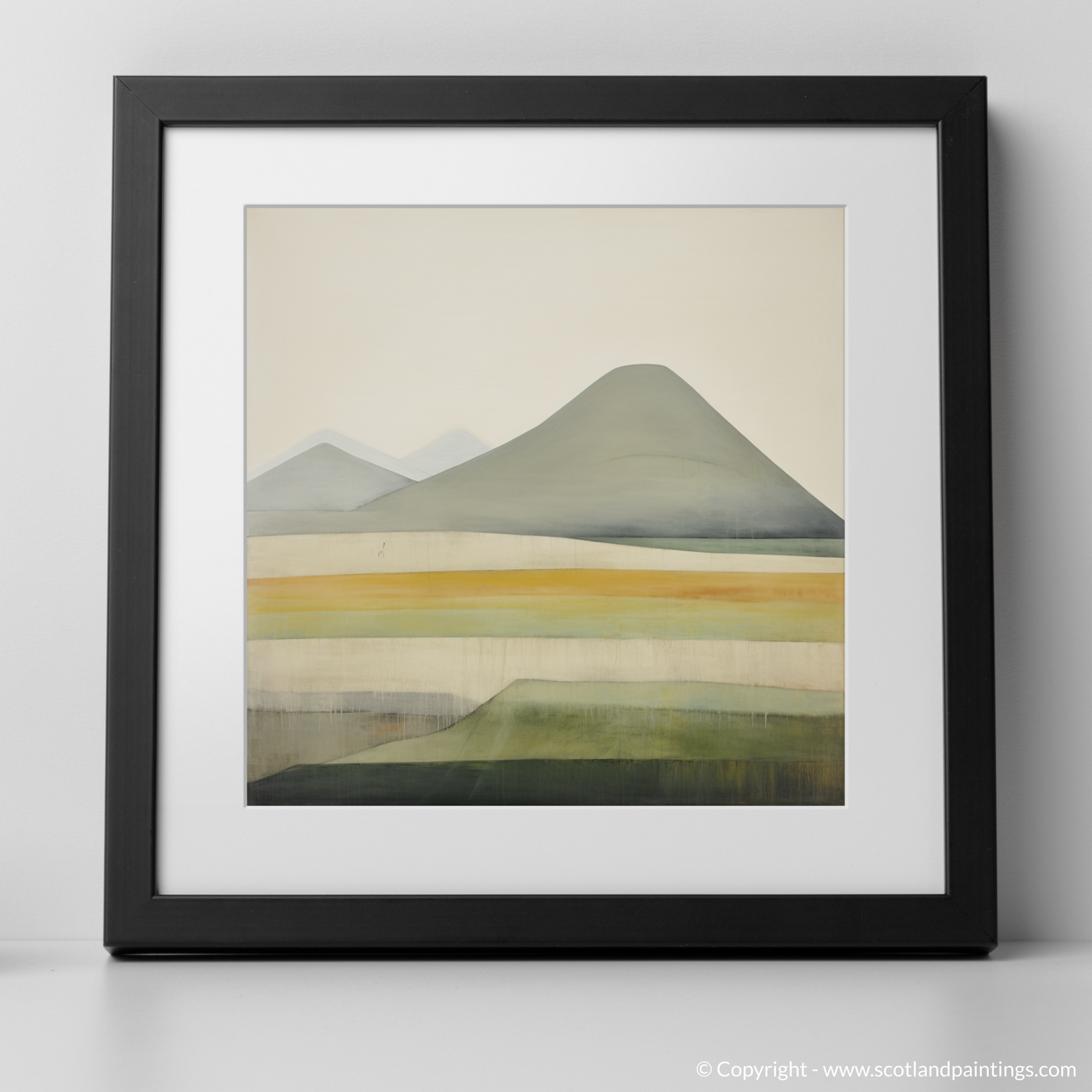 Art Print of Càrn an t-Sagairt Mòr with a black frame