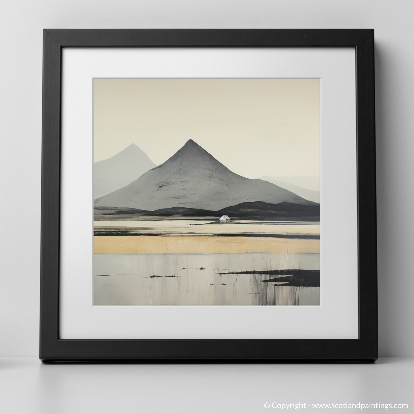 Art Print of Càrn an t-Sagairt Mòr with a black frame