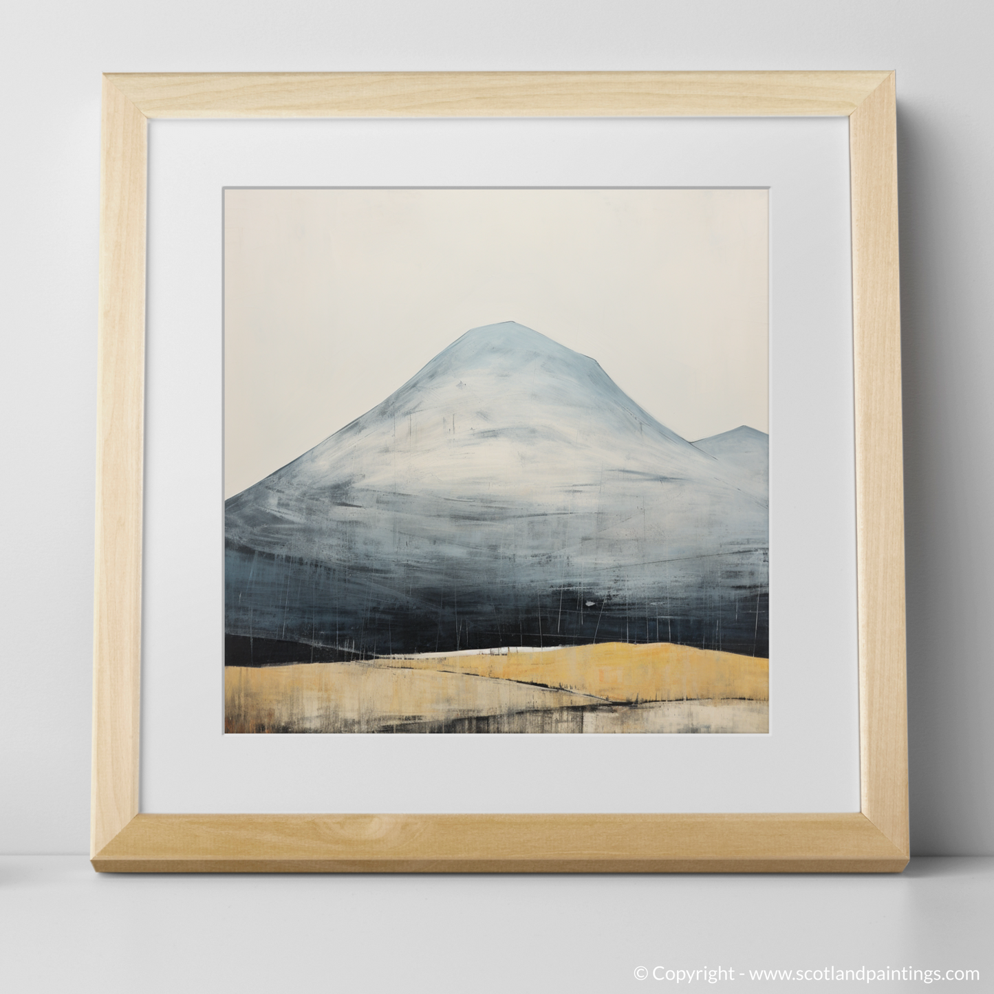 Painting and Art Print of Meall nan Tarmachan. Abstract Essence of Meall nan Tarmachan.