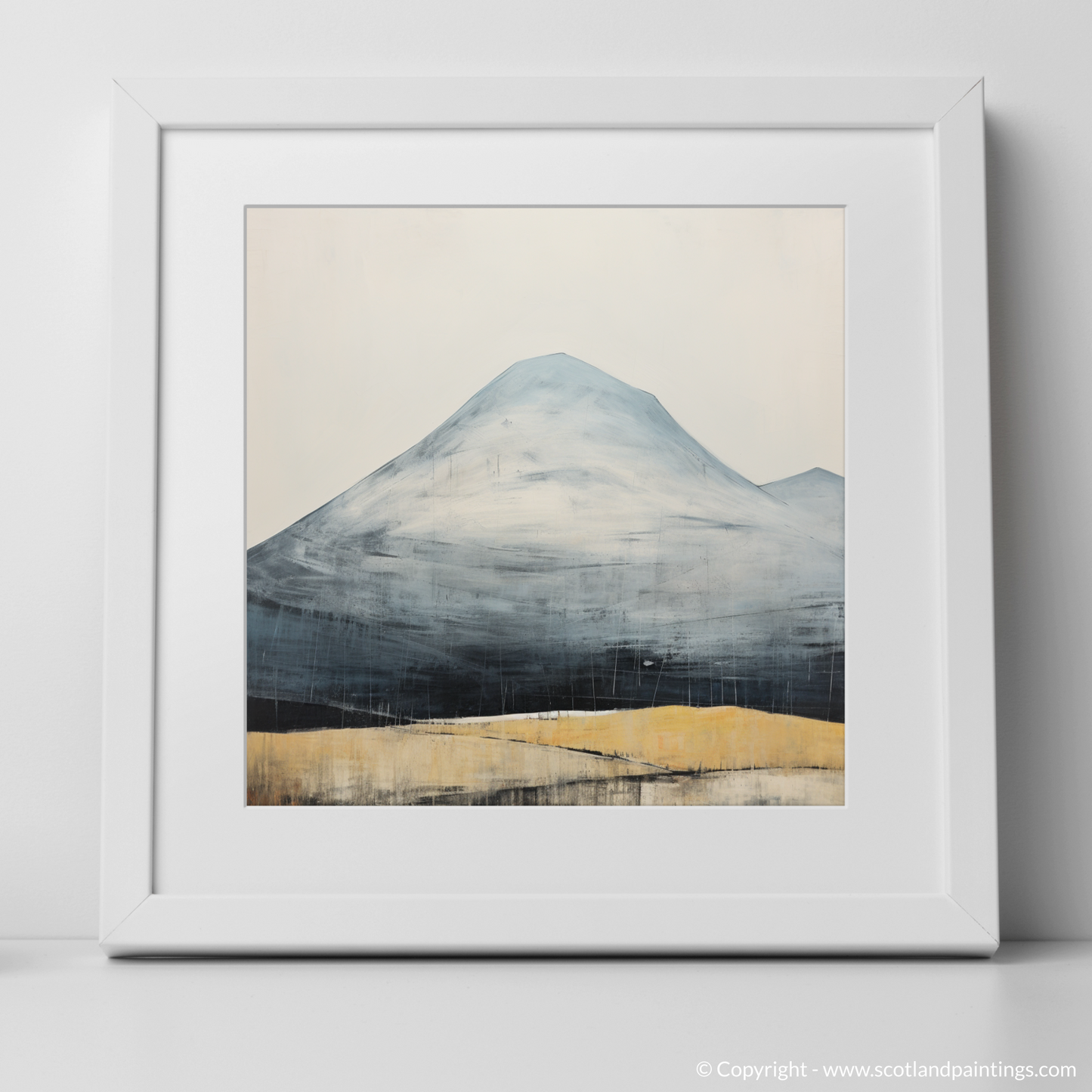 Painting and Art Print of Meall nan Tarmachan. Abstract Essence of Meall nan Tarmachan.