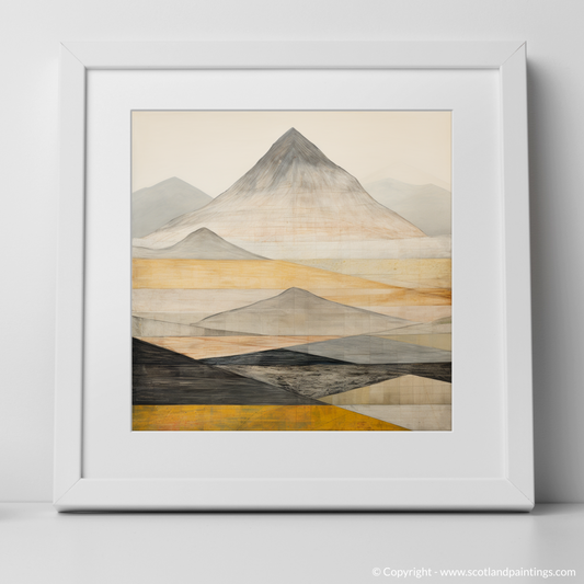 Painting and Art Print of Meall nan Tarmachan. Abstract Essence of Meall nan Tarmachan.