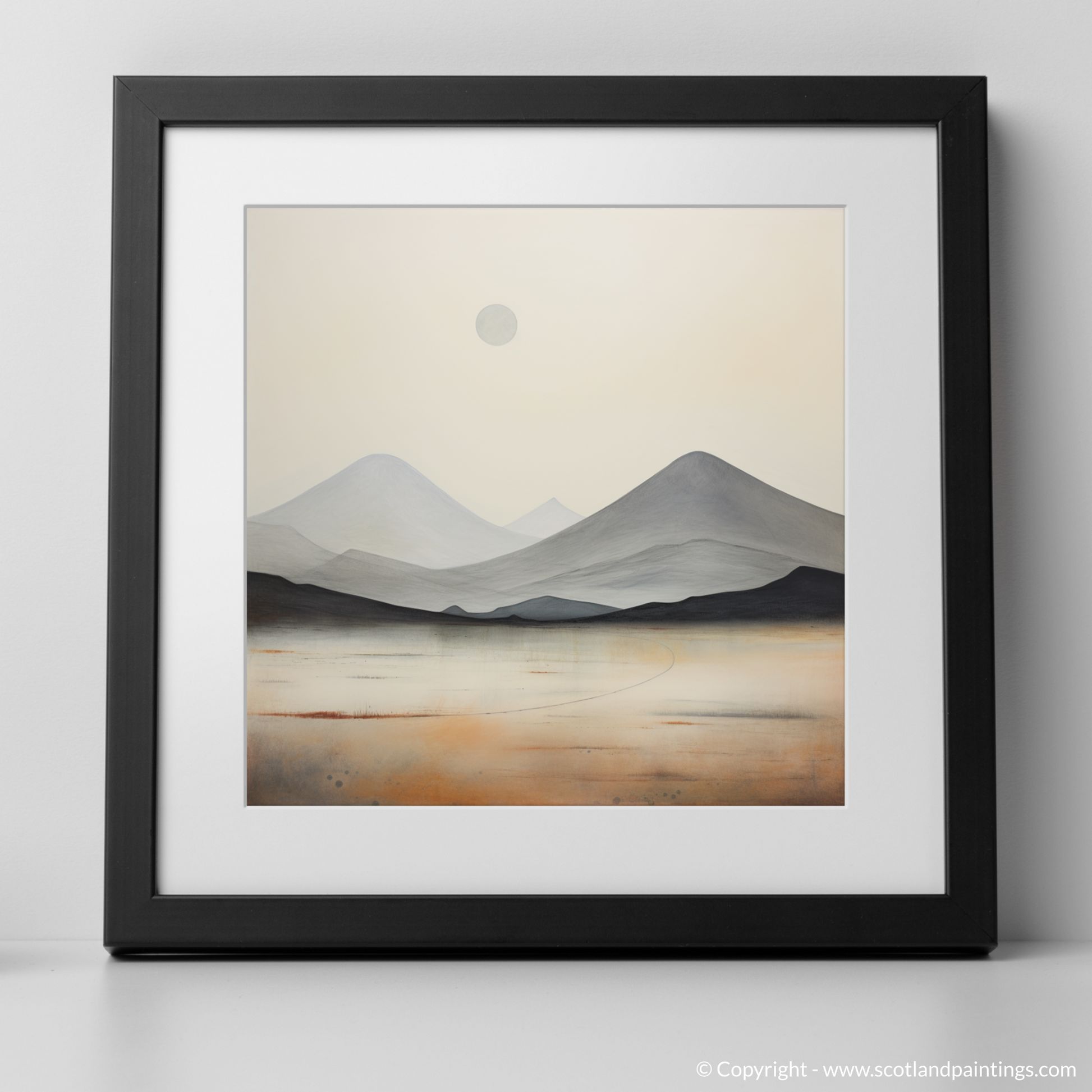 Art Print of Meall Greigh with a black frame