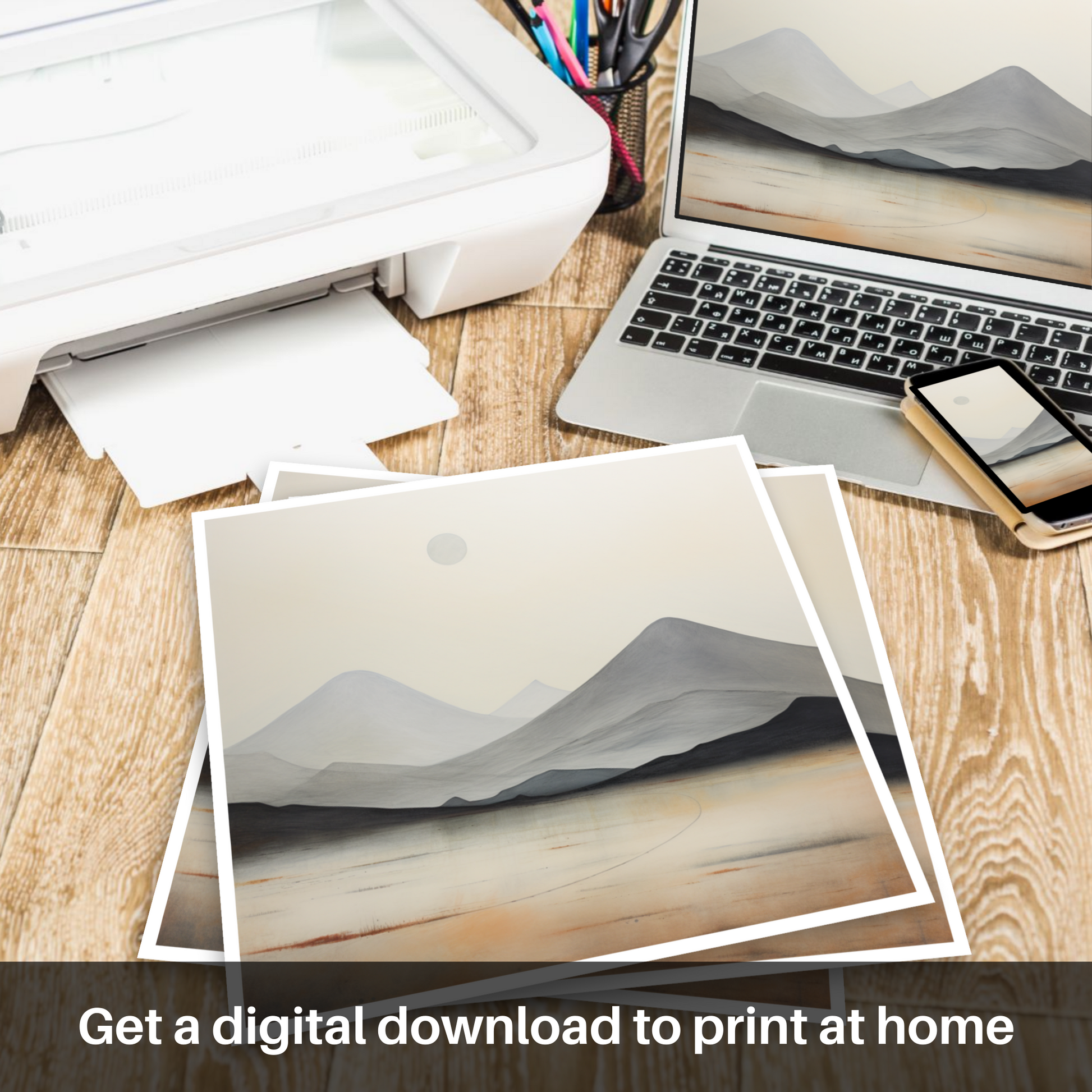 Downloadable and printable picture of Meall Greigh