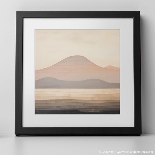 Art Print of Meall Greigh with a black frame