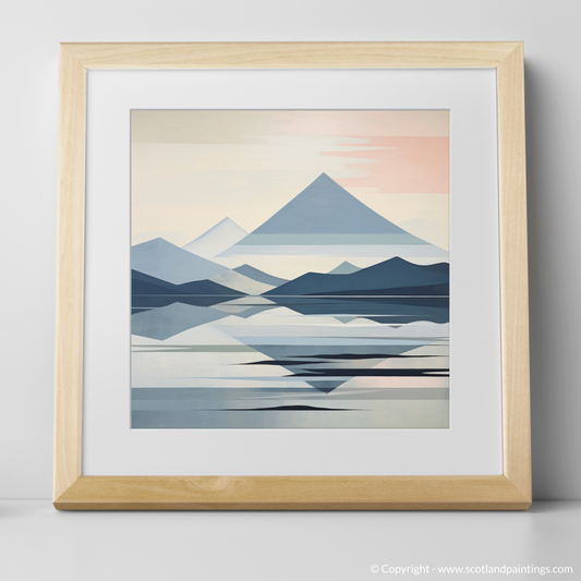 Art Print of Ben Vorlich (Loch Lomond) with a natural frame