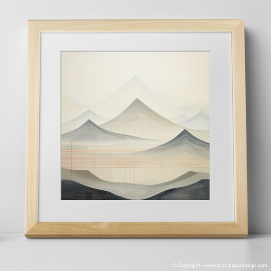 Art Print of Beinn a' Chròin with a natural frame