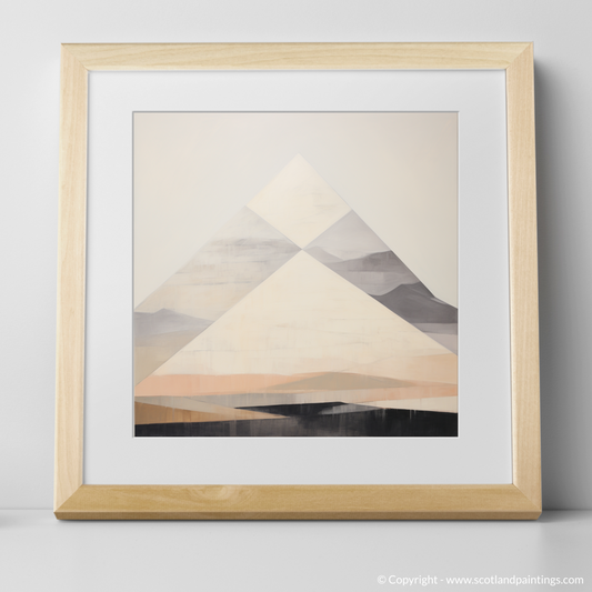 Art Print of Beinn a' Chròin with a natural frame