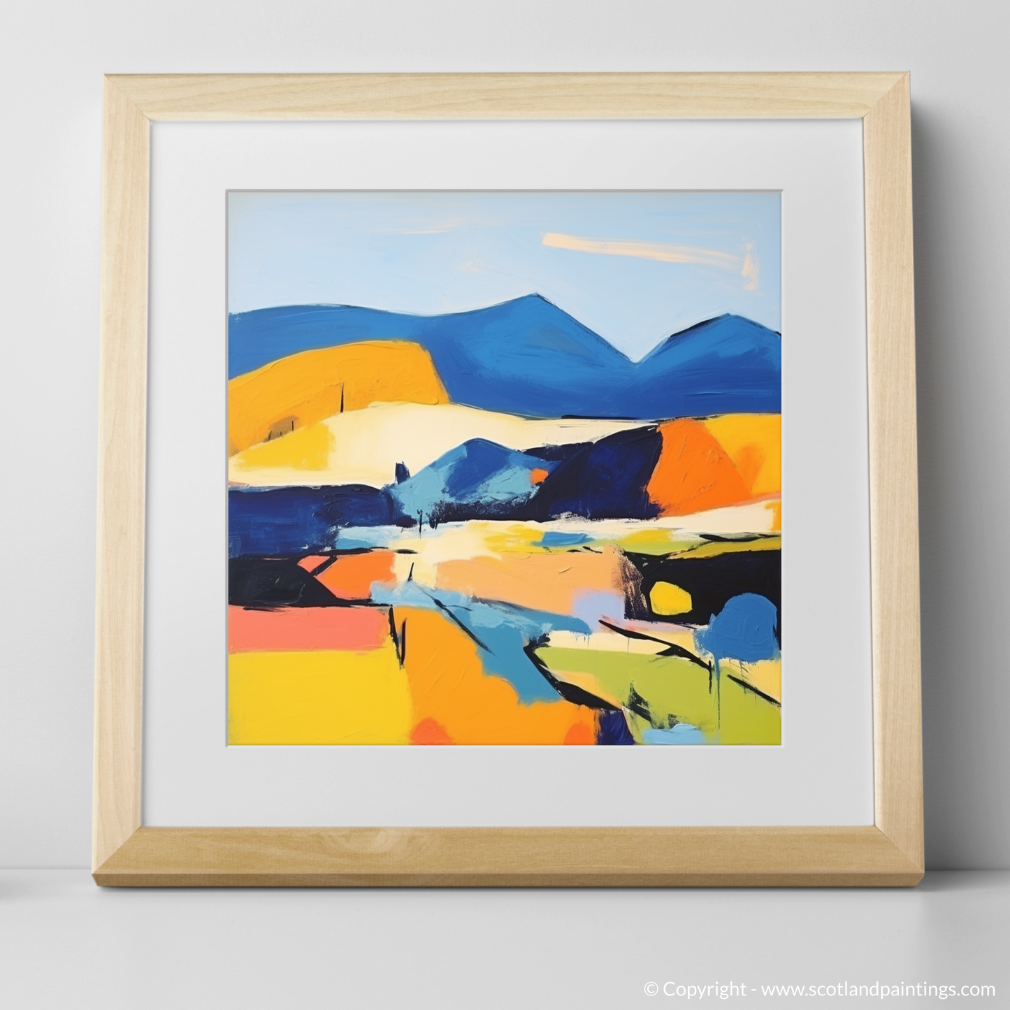 Art Print of Càrn Gorm with a natural frame