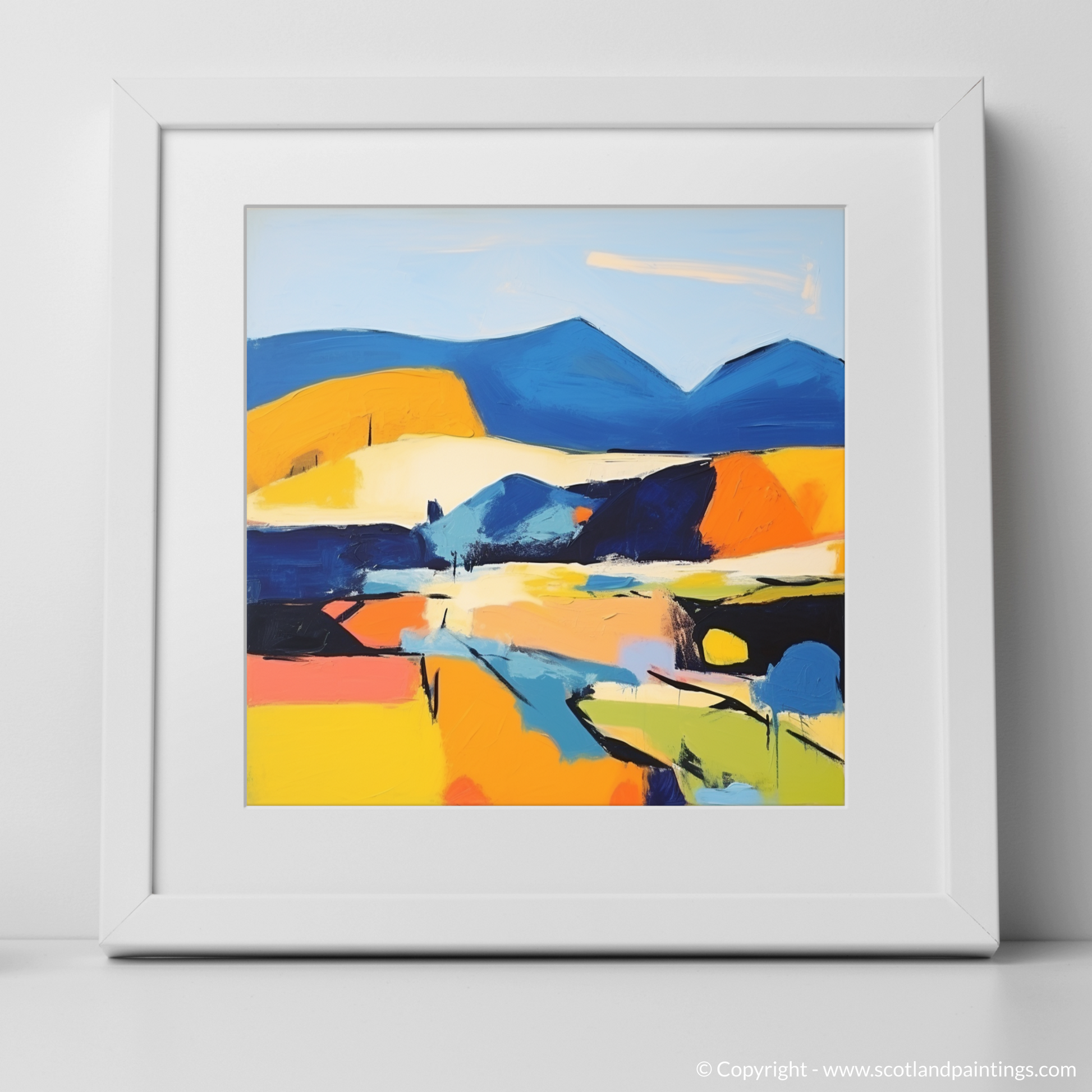 Art Print of Càrn Gorm with a white frame