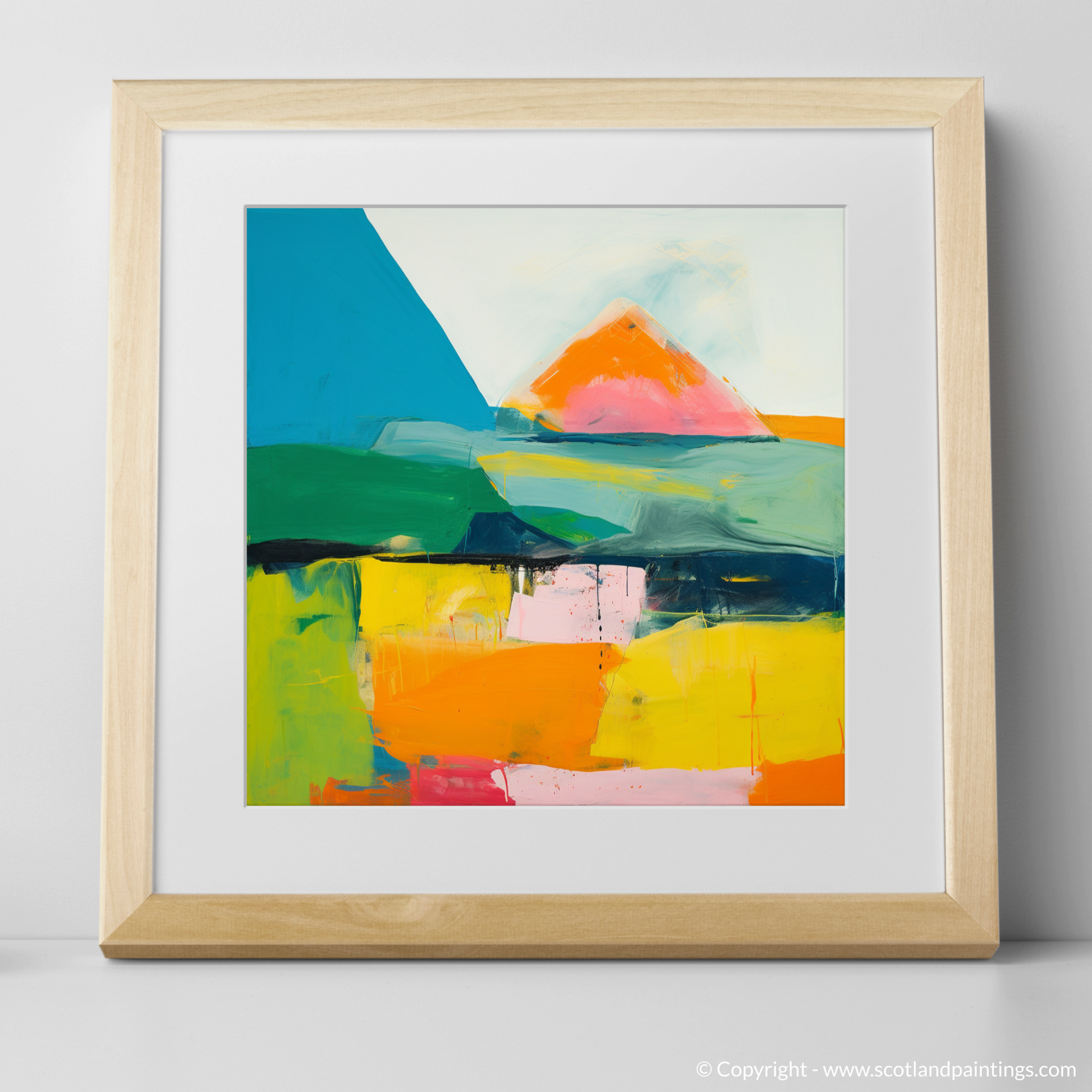 Art Print of Càrn Gorm with a natural frame