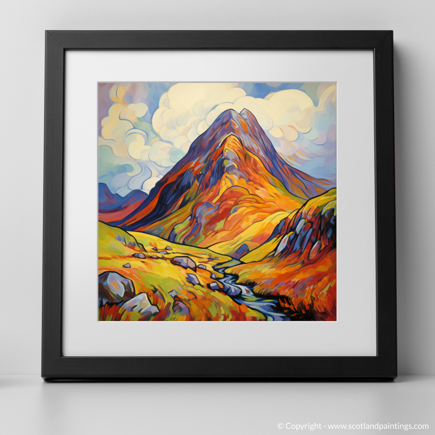 Highland Fervour: A Fauvist Tribute to Stob Dubh