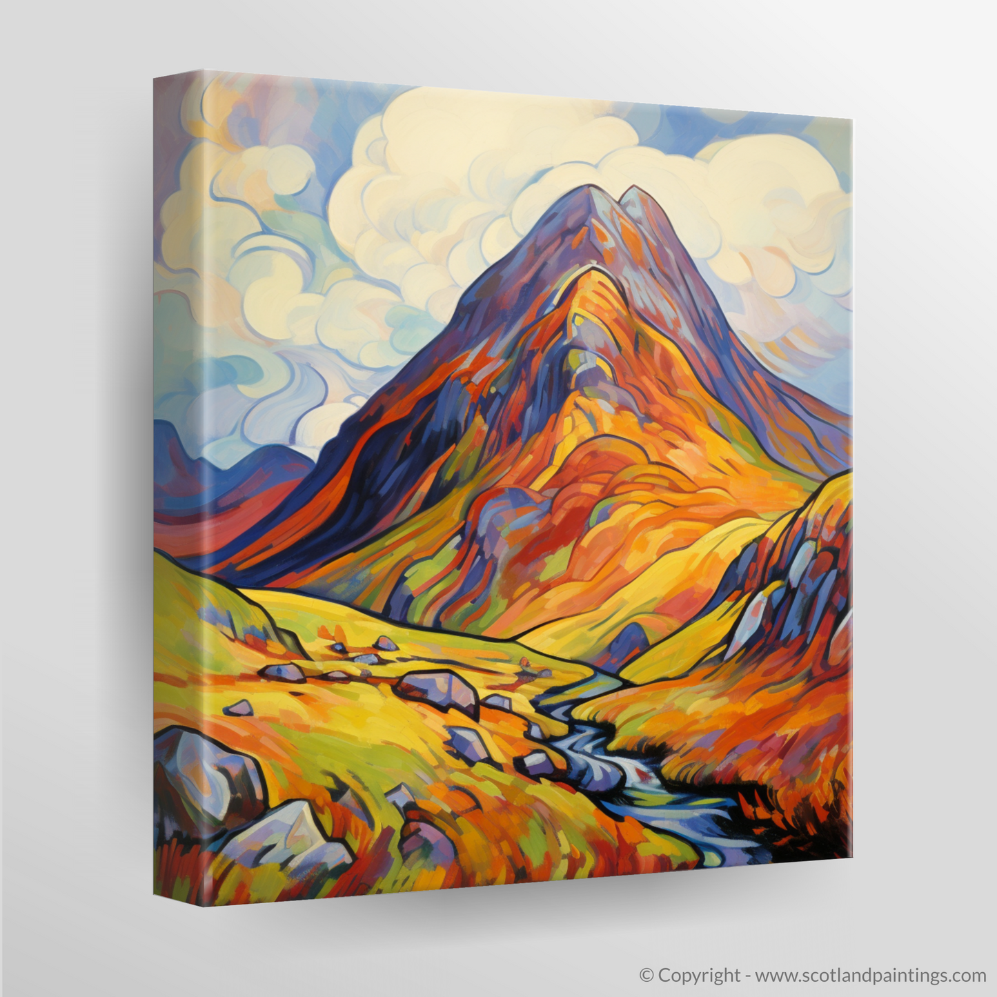 Highland Fervour: A Fauvist Tribute to Stob Dubh