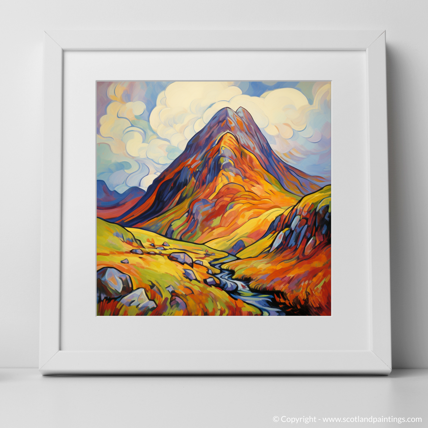 Highland Fervour: A Fauvist Tribute to Stob Dubh