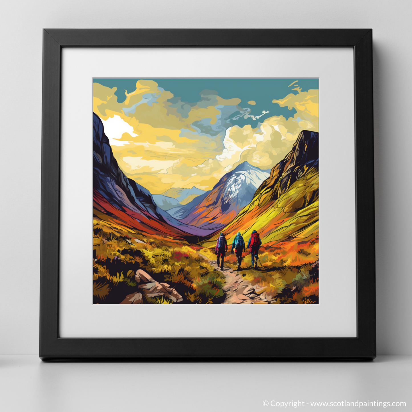 Trailblazing Glencoe: A Pop Art Ode to Adventure