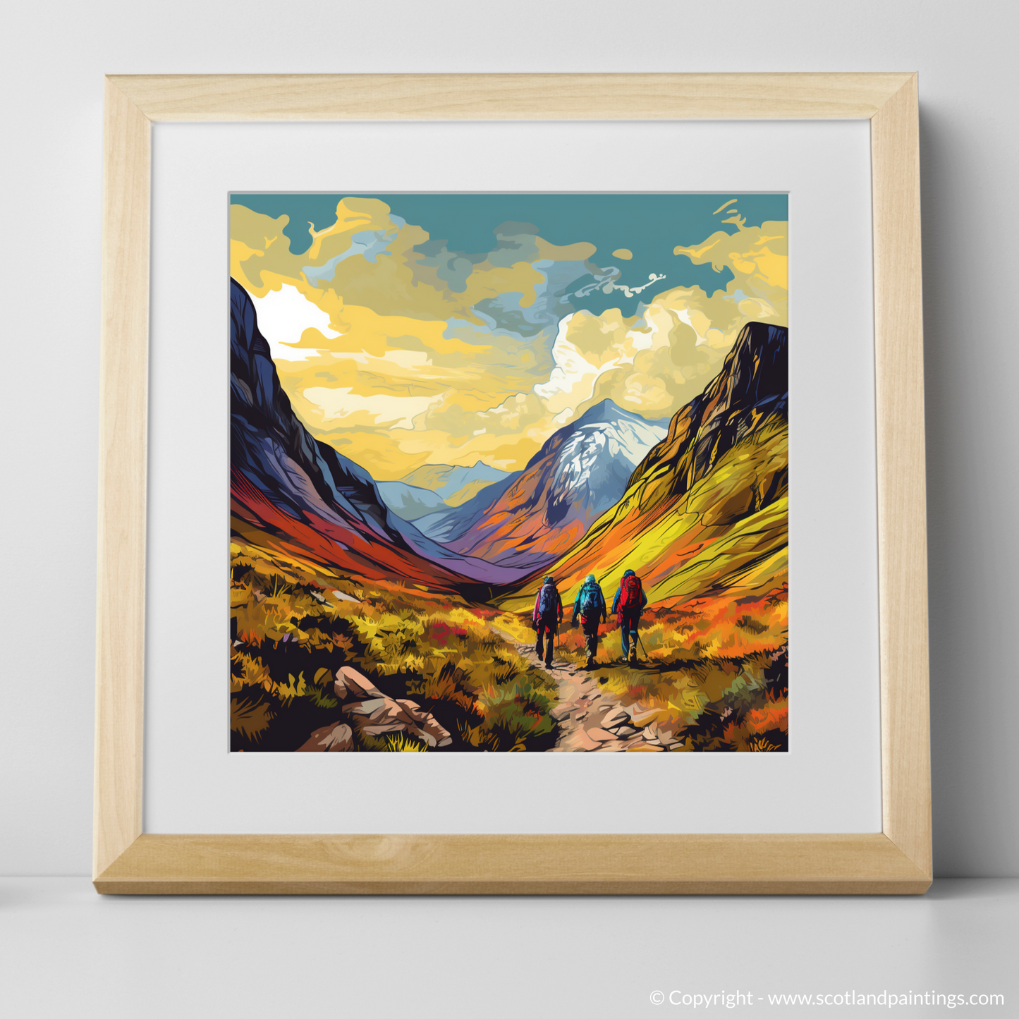 Trailblazing Glencoe: A Pop Art Ode to Adventure