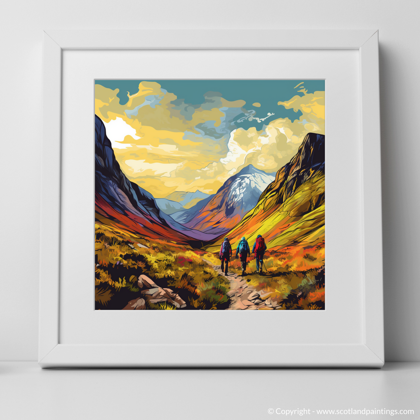 Trailblazing Glencoe: A Pop Art Ode to Adventure