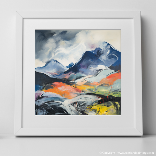 Wild Spirit of Meall nan Tarmachan: An Abstract Expressionist Ode to the Highlands