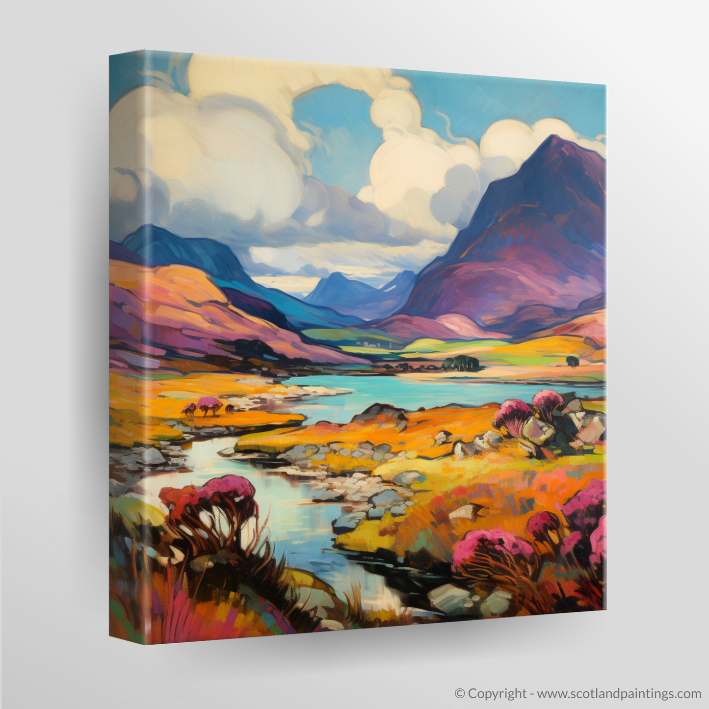 Lochnagar Unleashed: A Fauvist Ode to the Scottish Munros