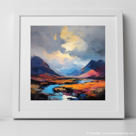 Dramatic Sky over Glencoe: A Color Field Tribute