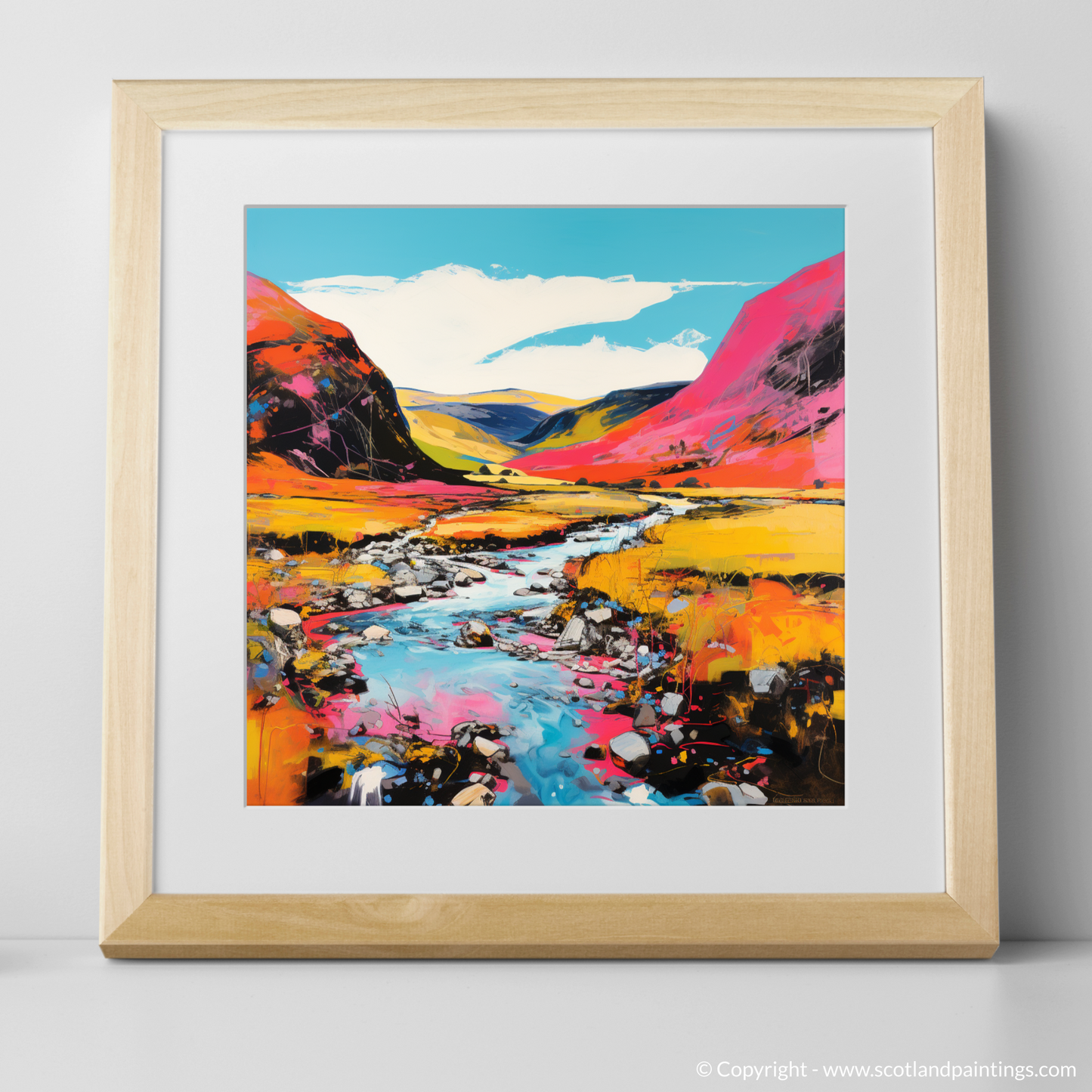 Lochnagar Reimagined: A Vibrant Pop Art Tribute