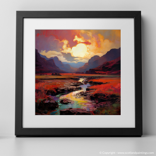 Crimson Clouds Over Enchanted Glencoe Valley