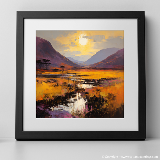 Highland Radiance: A Golden Glencoe Sunset